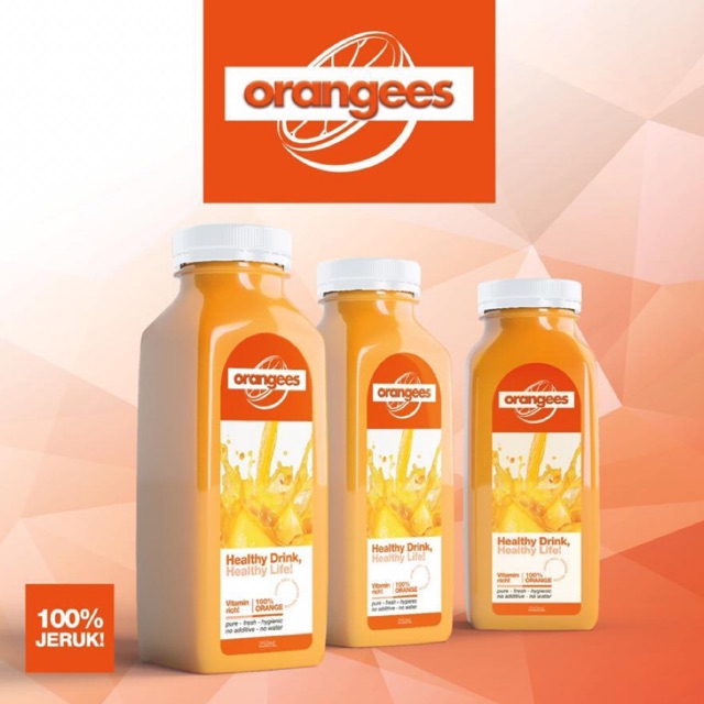 

Minuman Sari Jeruk Murni Alami - ORANGEES - 250ml