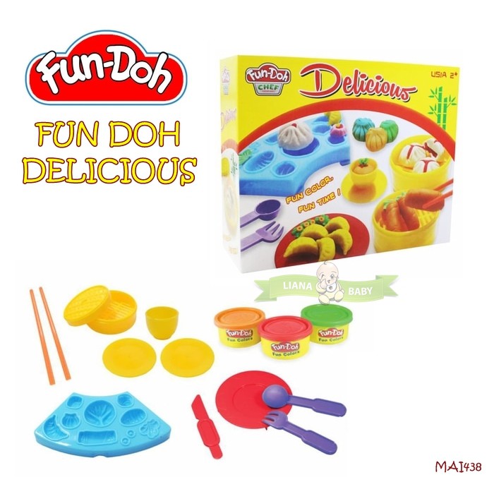 MAI438 MAINAN MALAM FUN DOH DELICIOUS / MAINAN EDUKASI