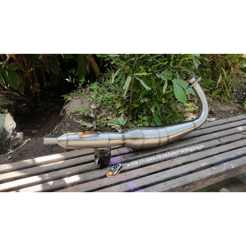 Knalpot SMR RX King Kolong 3v3 Semi Garapan Stenlis