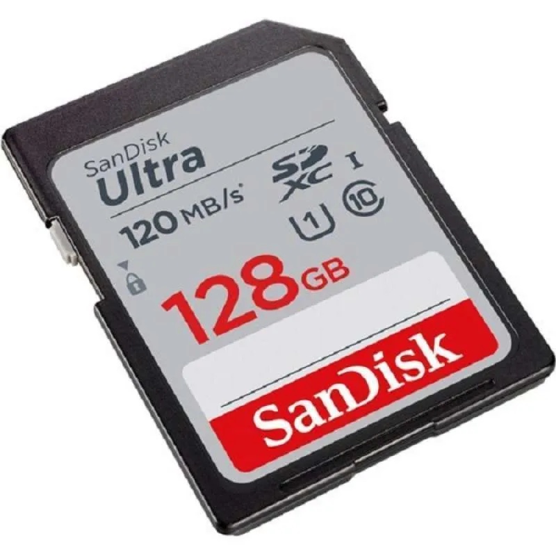 SD Card SanDisk Ultra SDXC 128GB 120MB/s (SDSDUN4-128G-GN6IN)