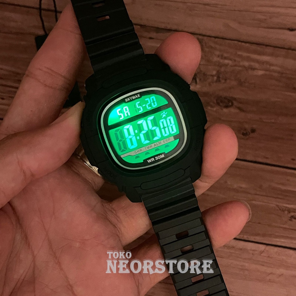 [Original 100%] Jam Tangan Pria Skymax 2029 Timex Anti Air