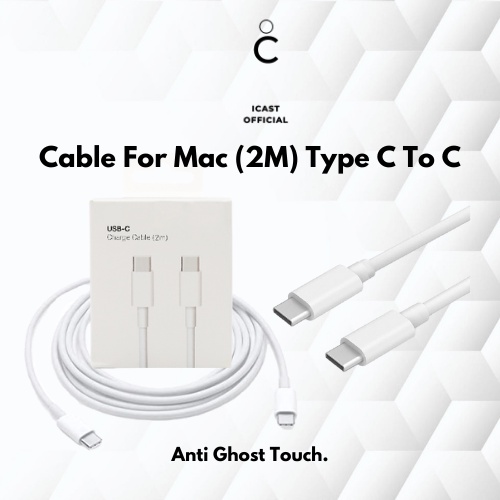 Charger Mac Type C To C (2M) Kabel Mac USB C Support Fast Charging