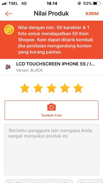 LCD TOUCHSCREEN IPHONE 5S / IPHONE 5SE / IP 5S FULLSET | Shopee Indonesia