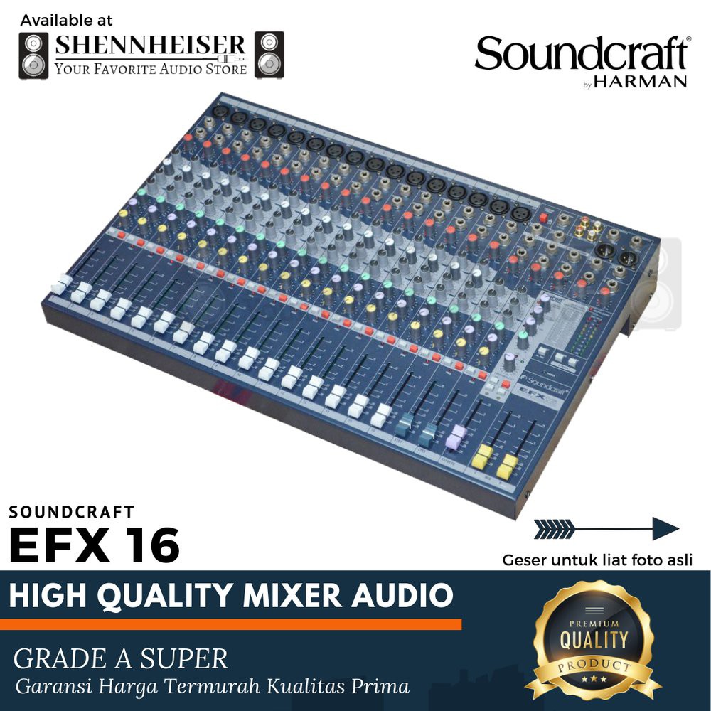 Mixer Soundcraft EFX 16