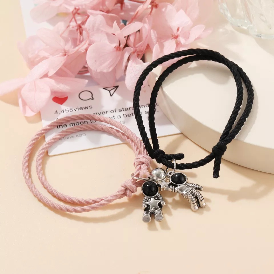 (GS) AKSESORIS TANGAN GELANG MAGNET 1 SET ISI 2PCS COUPLE