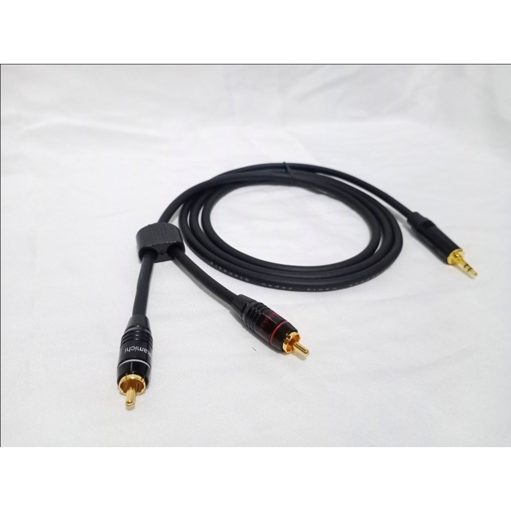 KABEL MINI STEREO KE RCA NAKAMICHI 2 CABANG 27-30 METER