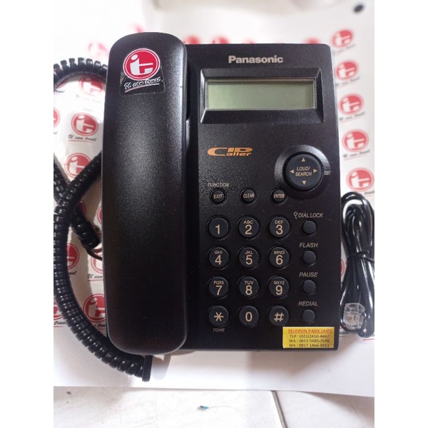 PESAWAT TELPON PANASONIC KX-TS 11 SECOND SINGEL CALLER ID BUAT INDIHOME DAN PABX