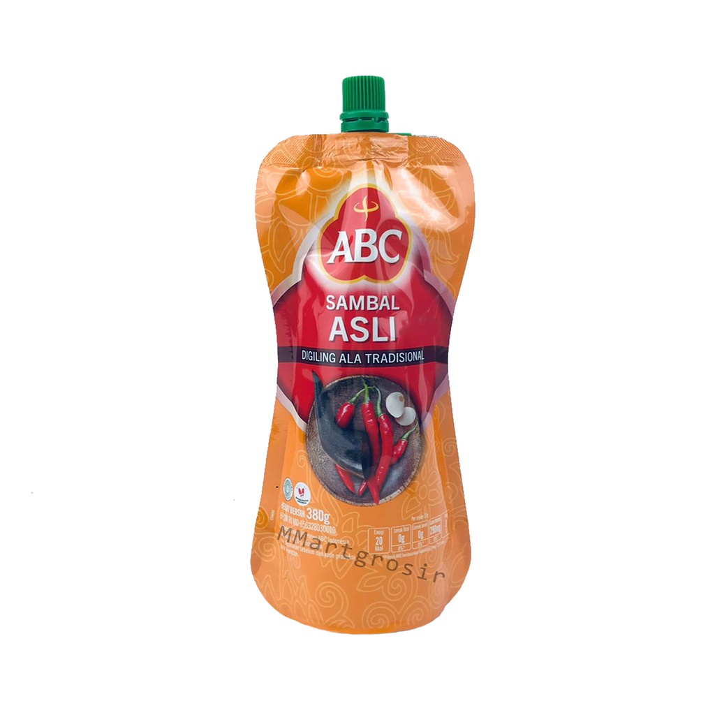 ABC SAMBAL ASLI PLASTIK 380g / SAUS SAMBAL