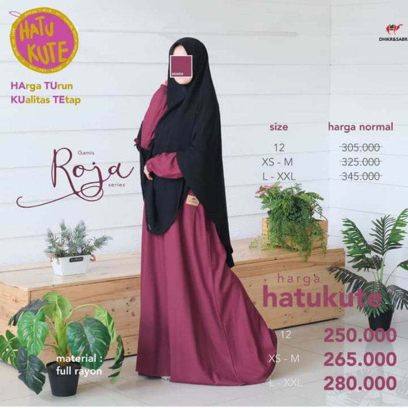 BAJU GAMIS DEWASA DHIKR ROJA ( NAVY, BURGUNDY, MOCCA, MUSTARD )