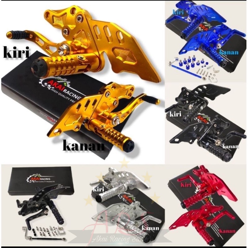 Underbone Lipat Akai Racing Full CNC Kualitas Premium Vixion Ninja 150 Cbr Gsx Satria Fu R15 R25 Ninja 250