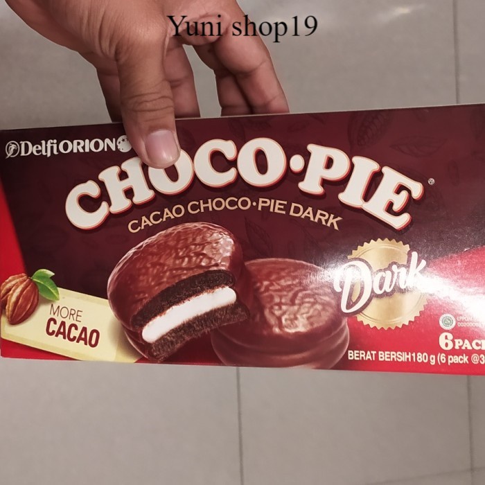 

delfi orion choco pie dark 6p 180gr biskuit