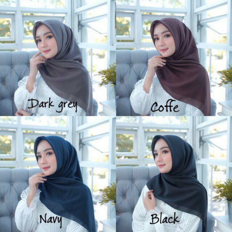 ✅COD [BBS] BELLA SQUARE / Hijab BELLA SQUARE / Kerudung Segi Empat Part 1