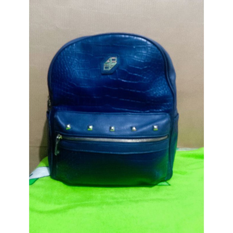 Preloved ransel motif croco