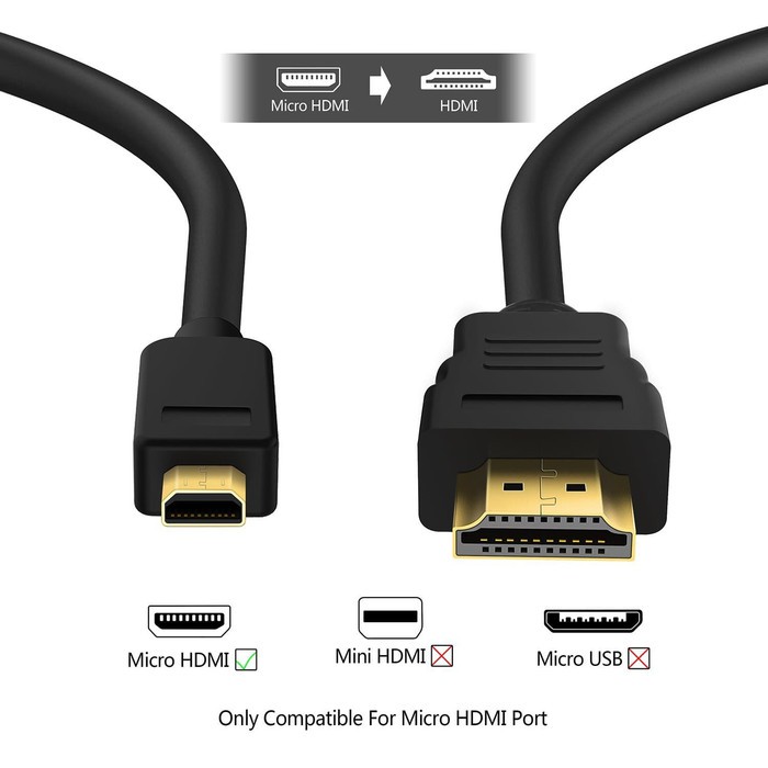 Kabel Micro HDMI to HDMI NYK Original