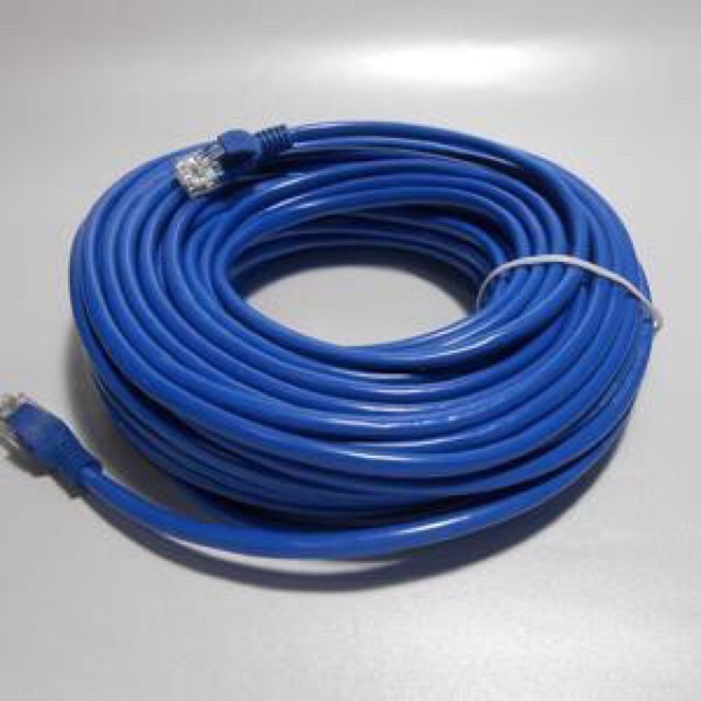 KABEL LAN 40m cat5e PATCH CORD UTP 40 meter  lengkap rj45 cat5