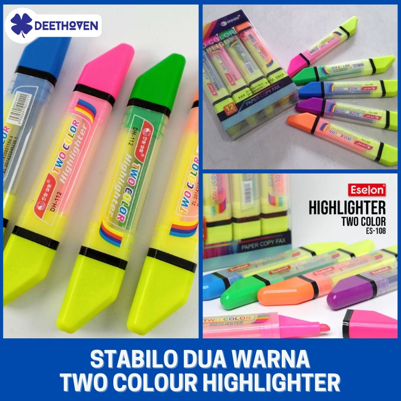

HIGHLIGHTER STABILO DUA WARNA Two Color