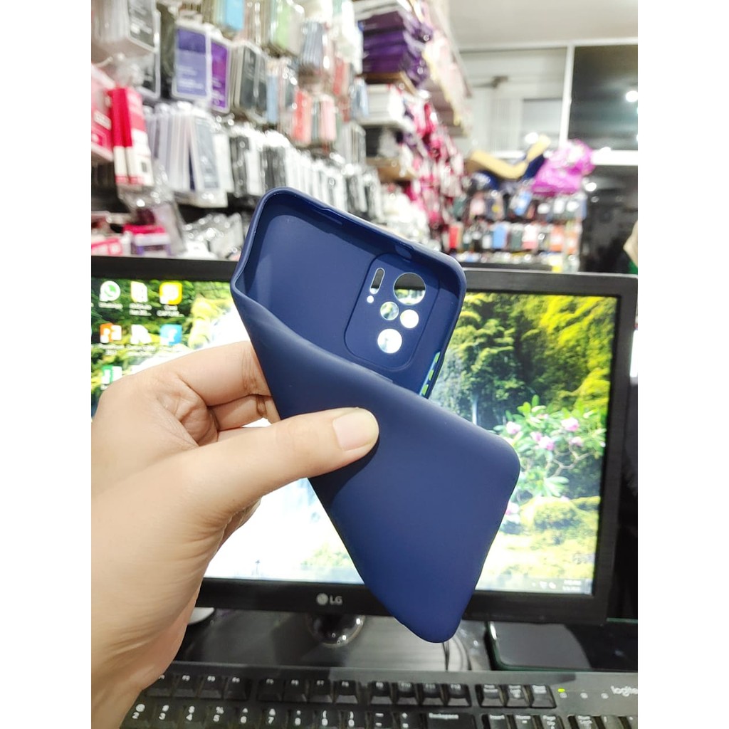 SMPC TPU Candy Redmi Note 10 6.43 inchi SoftCase Macaron Protection Camera Tombol Warna