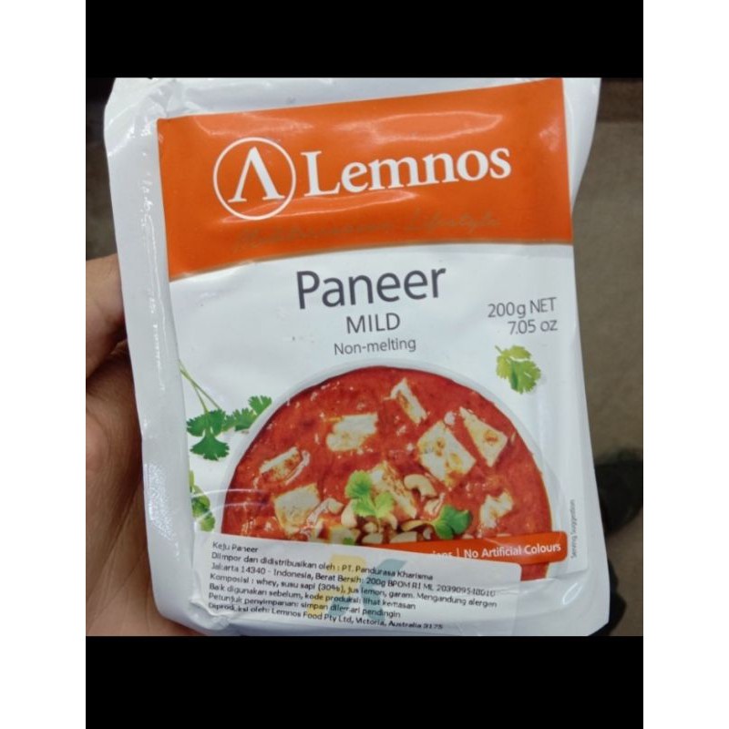 

lemnos paneer cheese mild keju 200gr