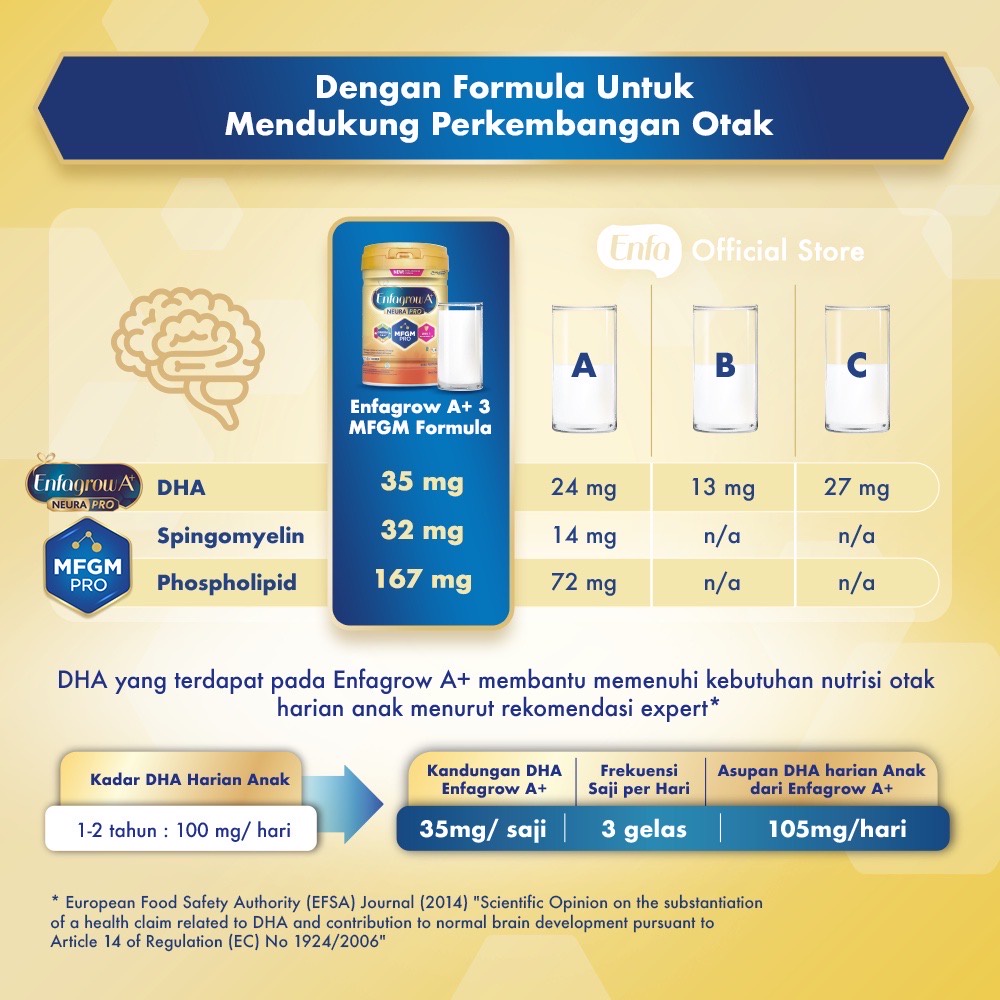 ENFAGROW A+3 ( 1-3 TAHUN ) 800G [SUSU FORMULA]