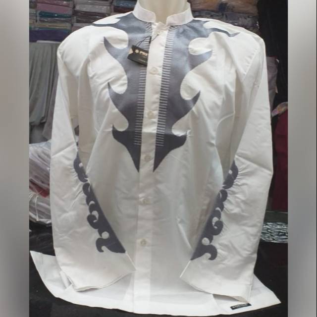 Baju koko preview infinite by itang yunasz putih