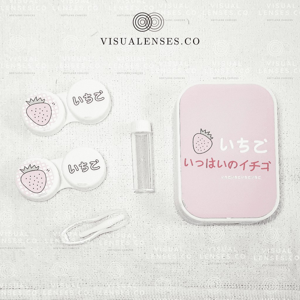 

[VISUALENSES] Kotak Softlens Double Case Strawberry
