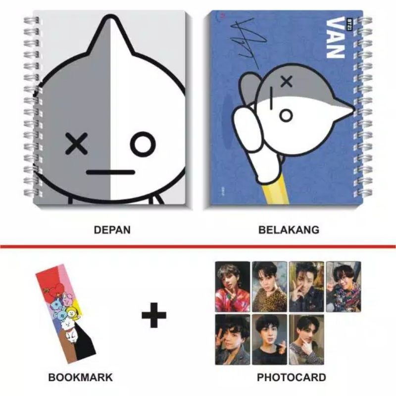 

NOTEBOOK KPOP BT21 BTS