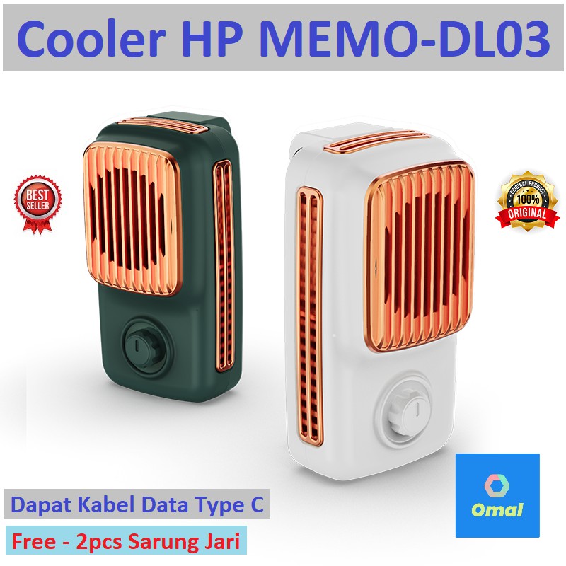 Memo DL-03 Fun Cooler Fan Cooling Radiator HP Pendingin DL03 Peltier