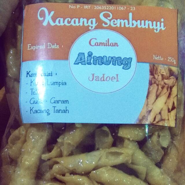 

Kacang sembunyi umpet cemilan 250g