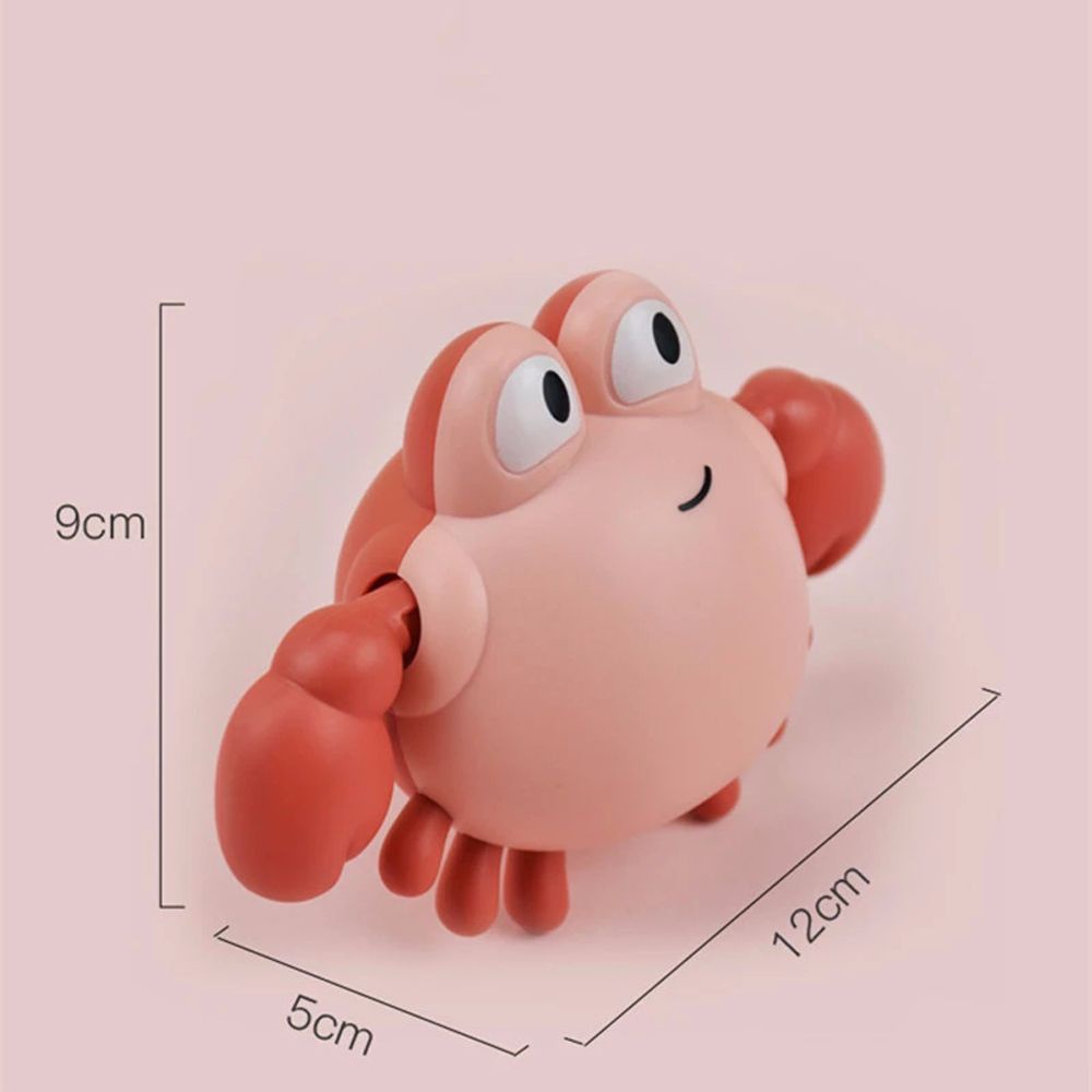 LANFY Plastic Baby Water Toys Cute Clockwork Toy Cartoon Crab Swimming Toys Bath Toy Cartoon Animal Crab Classic High Quality Wound-up Chain Turtle Bath Toy/Multicolor