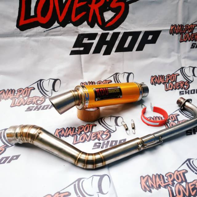 Knalpot KOU MACACHI JENGAT Jupiter Z - jupiter MX - supra 125 - vega R - karisma - revo - jupiter Z1
