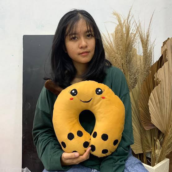 Bantal Leher Karakter bantal leher lucu