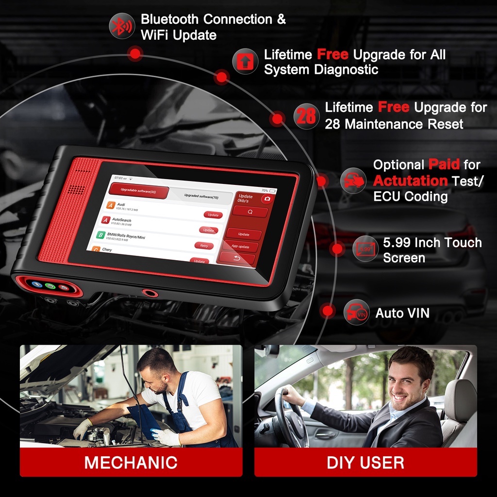 THINKCAR Thinktool Mini OE-Level Obd2 Scanner Car Scanner Obd2