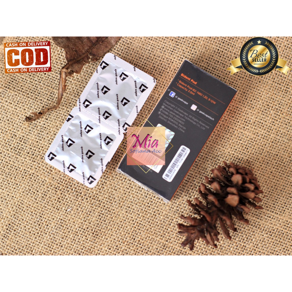 CATRIDGE VAPOOR BIDENT POOD 1.2 ohm Reg 2.5ml HaRGA 1 PCS
