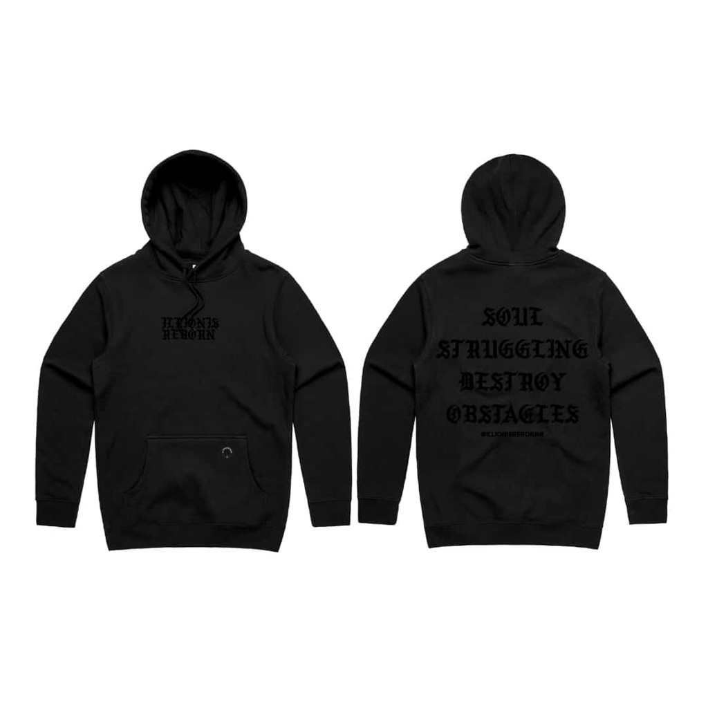 Sweater hoodie Pria Murah Original illionis bahan cotton fleece [Pullover hoodie]