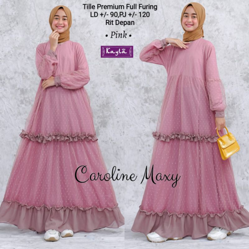 pakaian gamis dress anak remaja ceruty by kayla