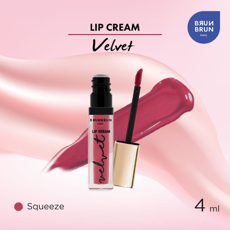 Lip cream velvet squeeze Brunbrun