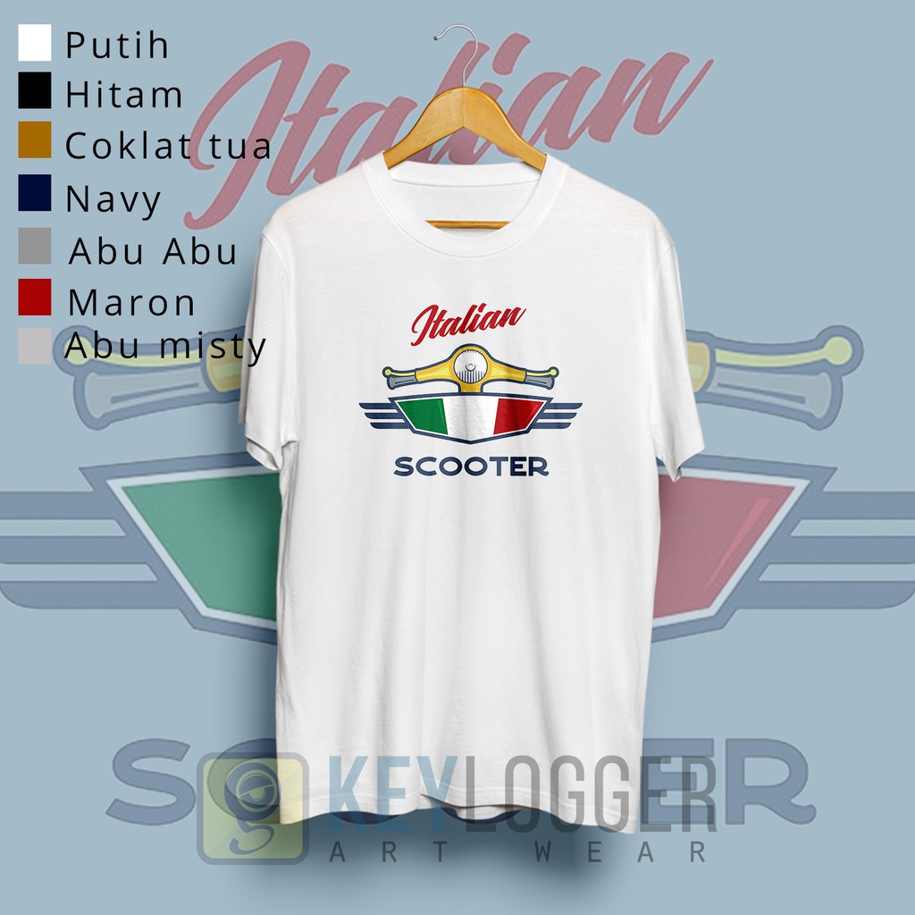 Baju Kaos Vespa Motor Club 05 a4