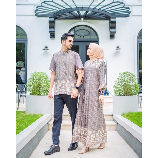 [READY STOCK, LANGSUNG KIRIM] KIA DRESS COUPLE KELUARGA SARIMBIT LENGKAP - BAJU LEBARAN KELUARGA TER