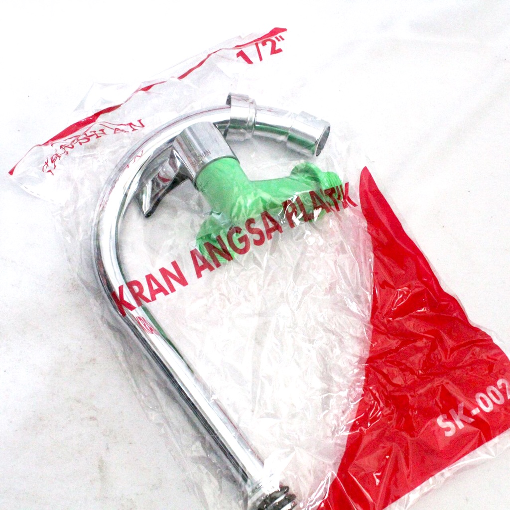 SANSHAN Kran Cuci Piring Plastik / Keran Angsa Dapur PVC