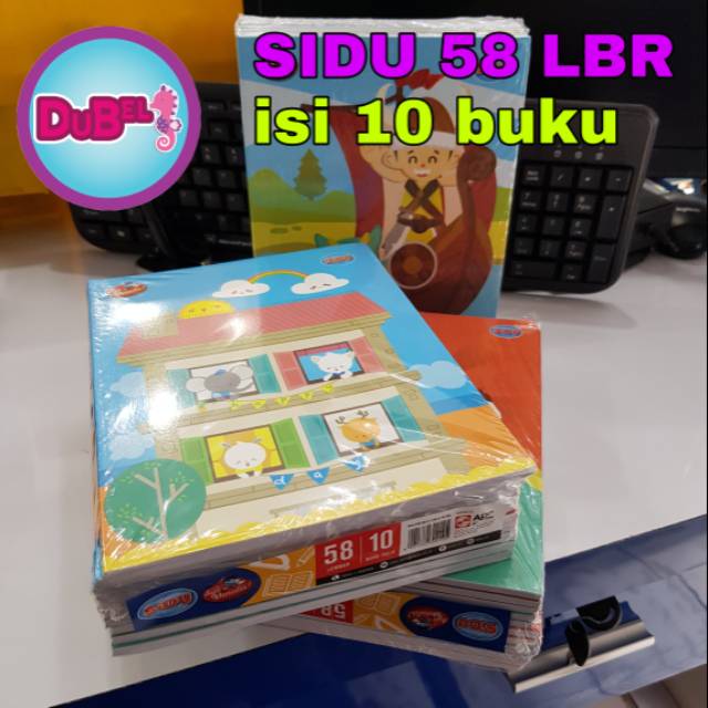 

Buku Tulis Sidu 58 Lembar isi 10 Buku