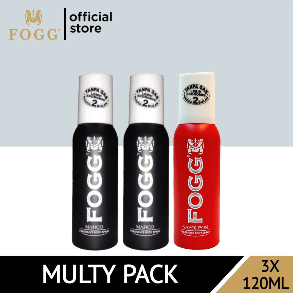 TRIPLE PACK - FOGG Perfume Bodyspray 120mL