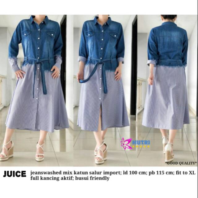Juice dress jeanswashed