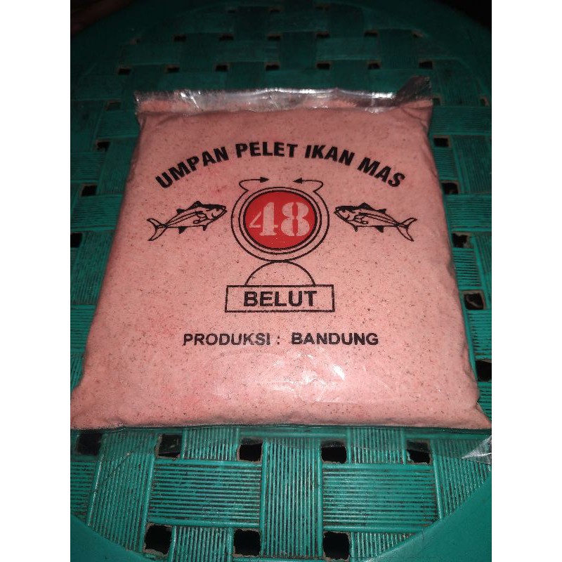 Umpan Pancing Pelet 48 Merah Ikan Mas Udang