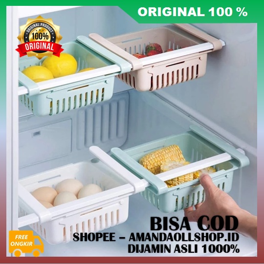 BELI 1 GRATIS 4 Storage Kulkas Praktis Rak Kulkas Serbaguna ASLI