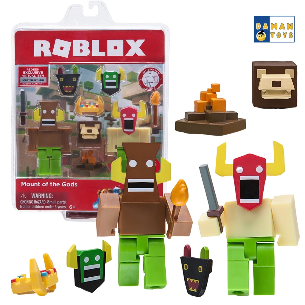 Mainan Roblox Minifigure Imagination Mount Of The Gods Lucky Gatito Crystello Hadiah Kado Anak