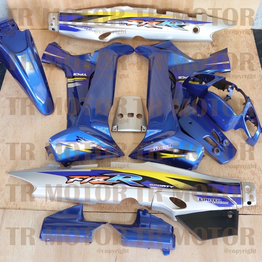 Cover Body Fizr F1zr Limited Edition Biru Tua Full Set Halus Cover Bodi Yamaha Fiz r