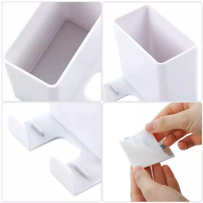 Holder Remote Hp 2in1/Tempat Remote Charger Kabel HP