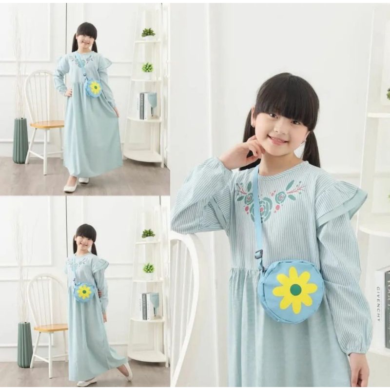 Gamis Double Ruffle by Jovanka Label