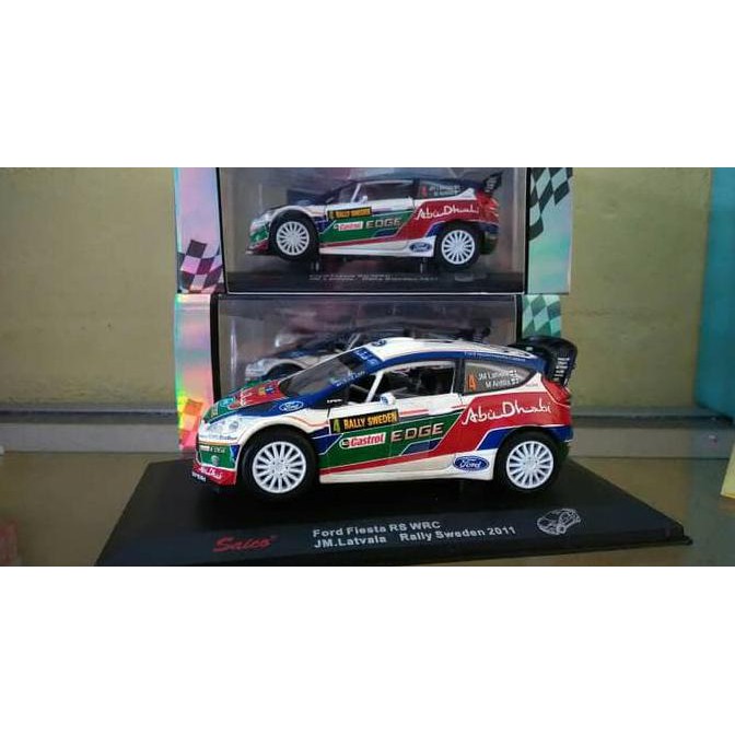 Diecast Miniatur Mobil Ford Fiesta Rs Wrc Rally Asli Original - Termurah 