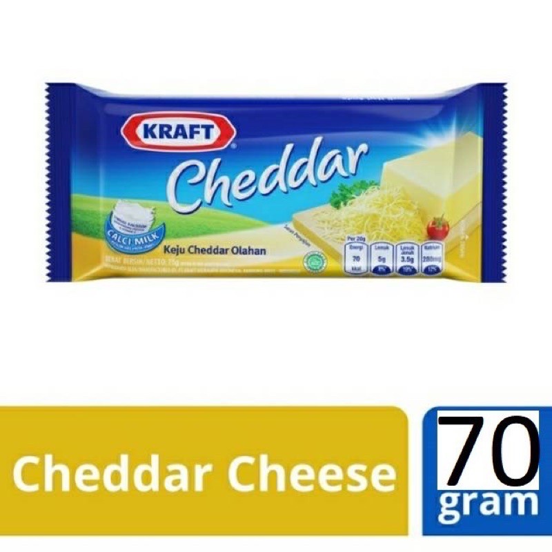 

KRAFT CHEDDAR MIDI 70G/ Keju/ Cheese